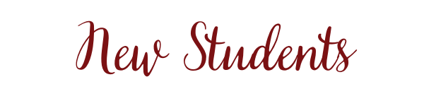New Students Header