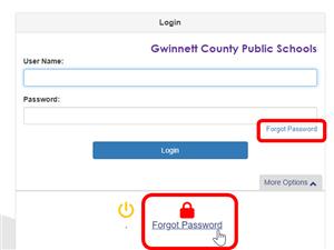 Forgot Password ParentVUE