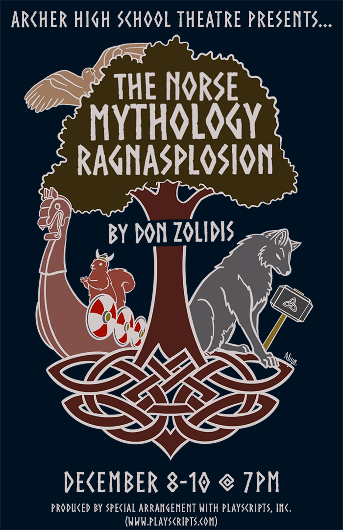 Norse Mythology Ragnasplosion poster