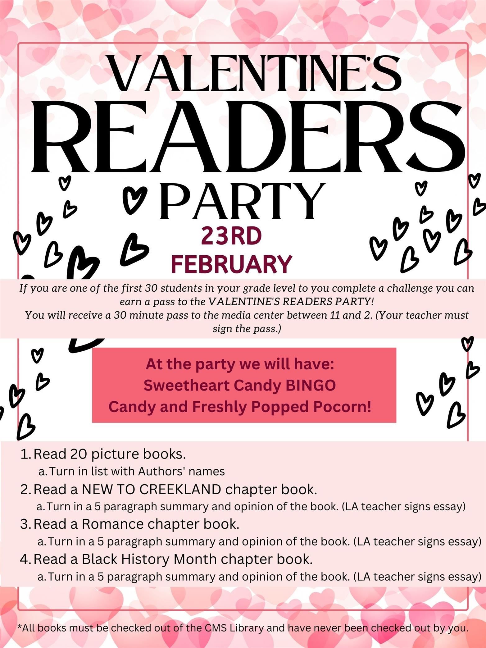 Valentine's Readers Party