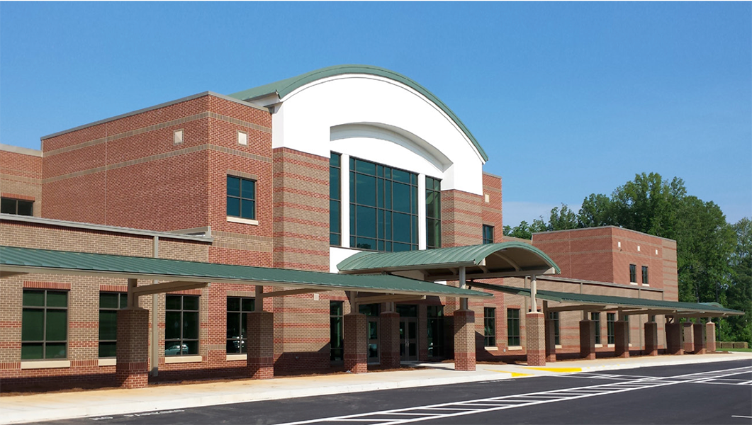 Baggett elementary school building front