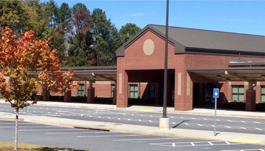 Burnette elementary school building front