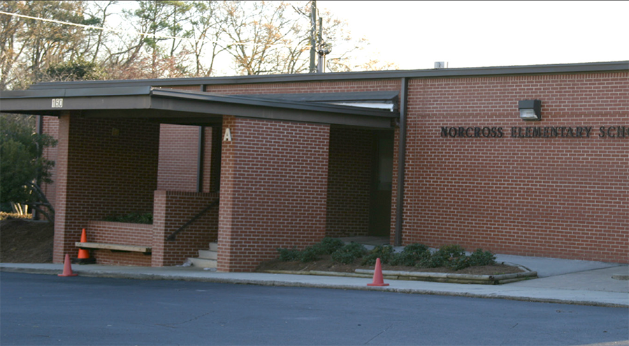 Norcross elementary school building front