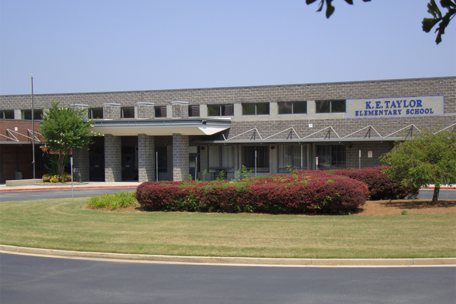 Taylor elementary school building front