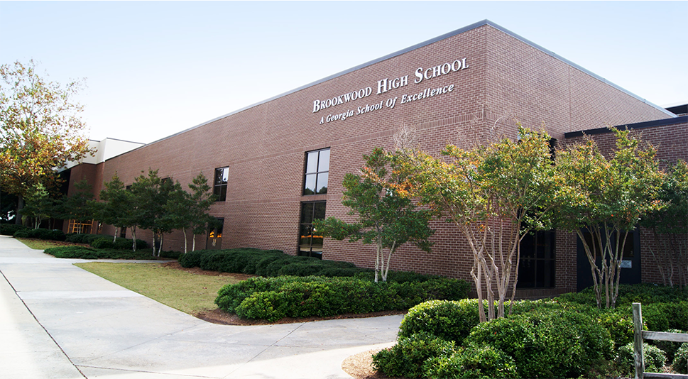 Brookwood high school building front