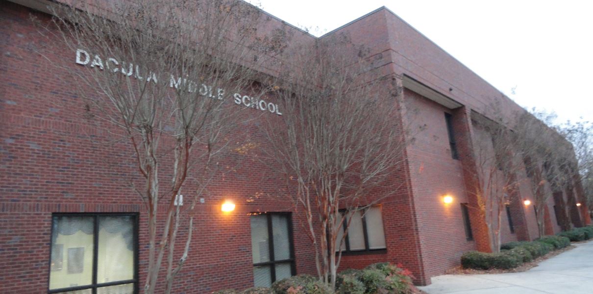 Dacula middle school building front