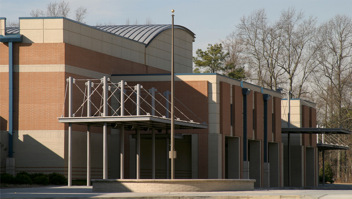 Grayson high school building front