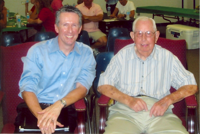  Dr. Richard Holland (left)