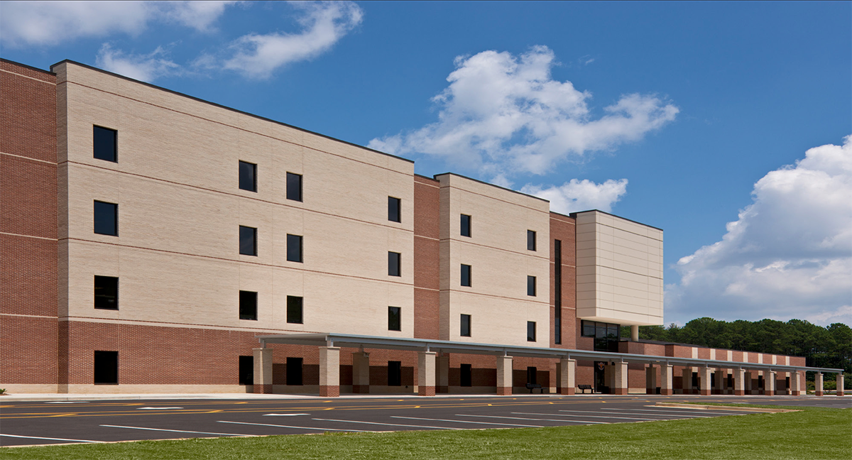 Lanier high school building front