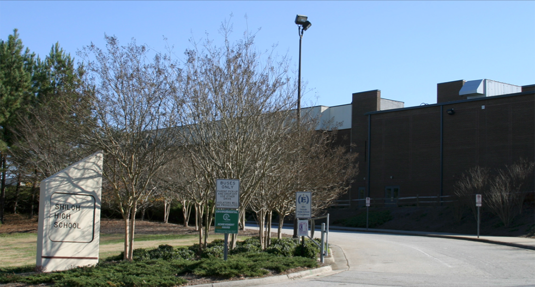 Shiloh high school building front