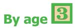 By age 3 
