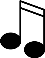 Musical note graphic 