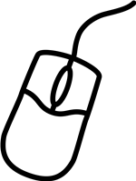 Computer mouse graphic 