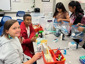 Arcado ES students engaging in a STEM activity