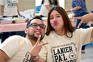 Lanier HS Lanier Latino Partnership with student Johnny