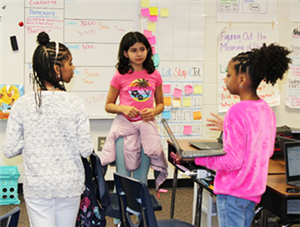 Norton ES students Student council
