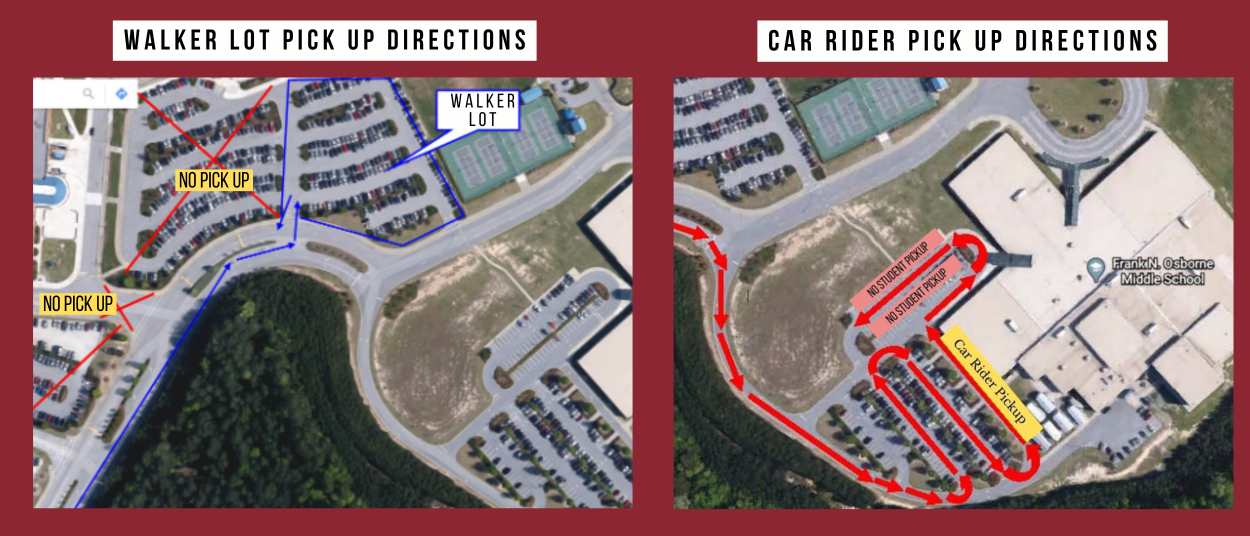 Directions for pick up