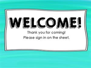 welcome 