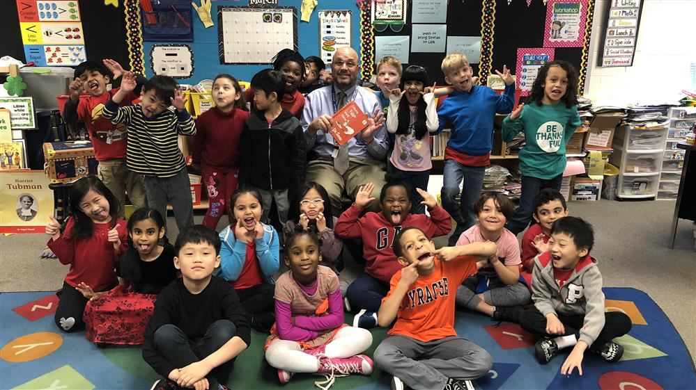 Picture of students will Mr. Jones