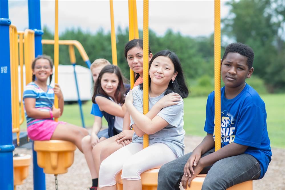 Kids on the playground