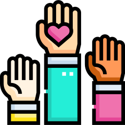 volunteer hands
