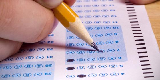 testing answer sheet 