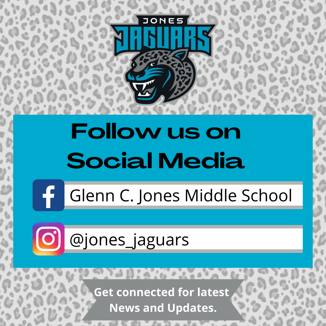 Jones Middle Social Media Pages 