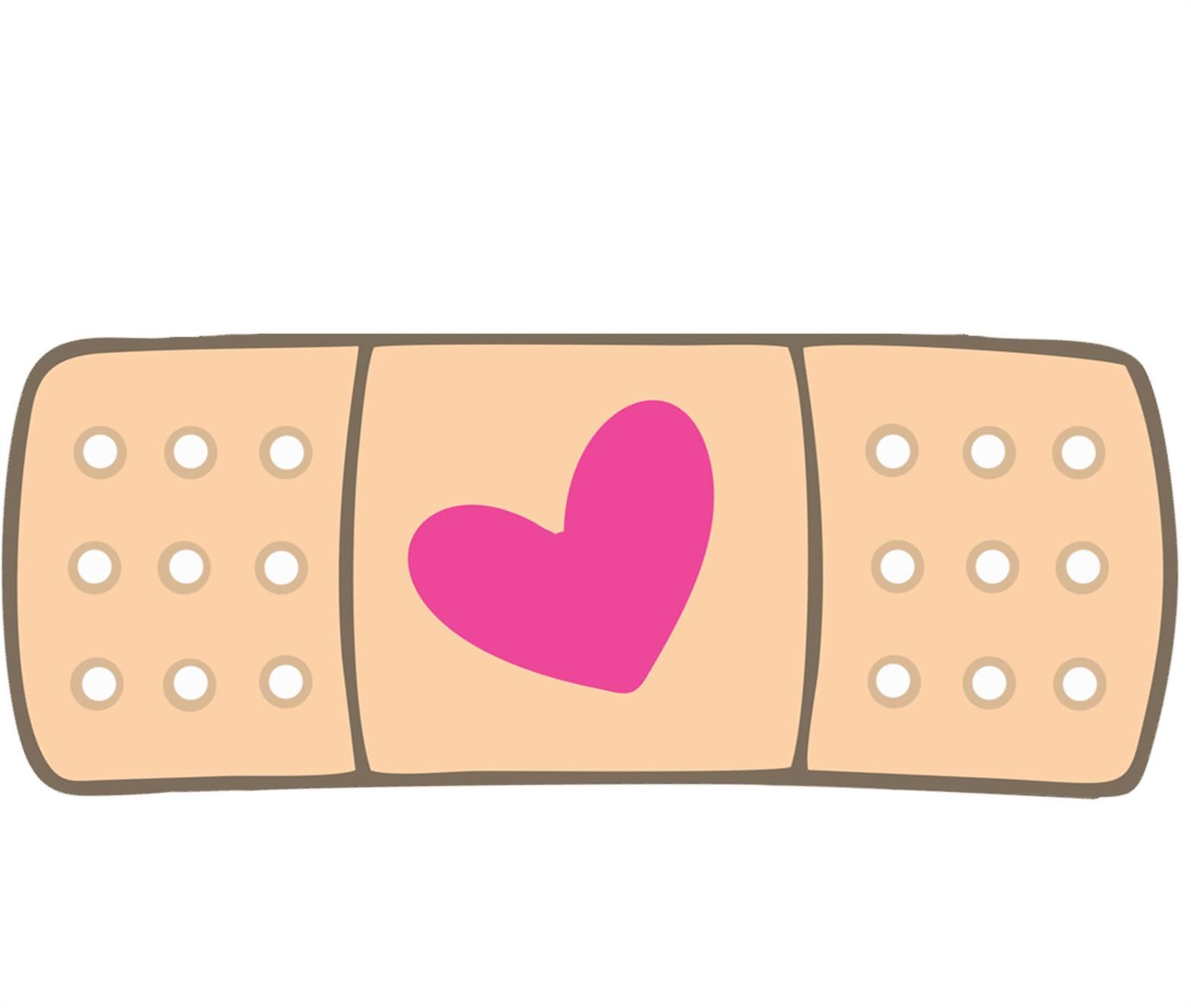 band aid with heart on it 