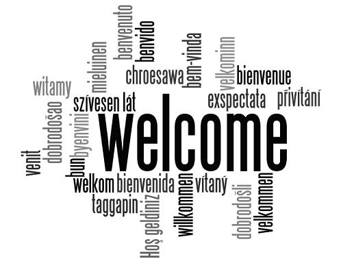Welcome Word Cloud 