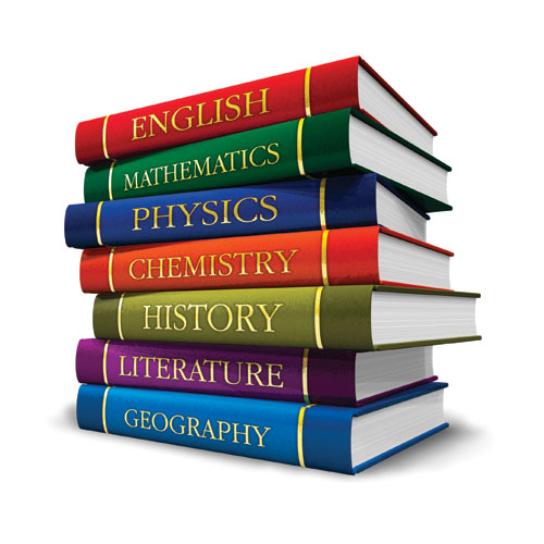 Stack of School Books 