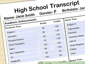 image high school transcript 