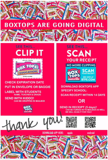 box tops are going digital with QR code to scan