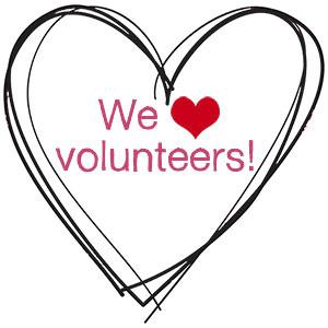 We Love Volunteers  