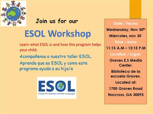 ESOL Workshop