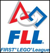 First Lego League Logo. 