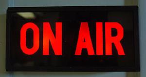 Sign that says On Air 