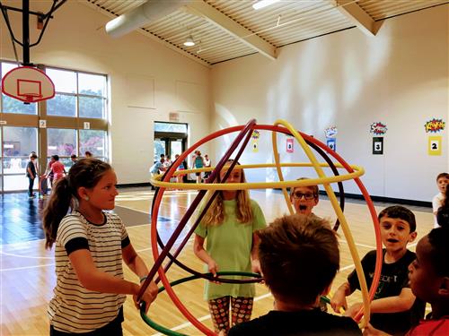 Image of students at PE 