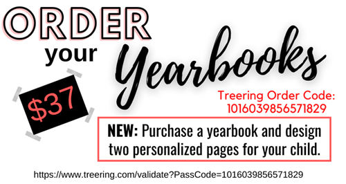 Order your Yearbooks.  