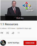 1 to 1 youtube playlist