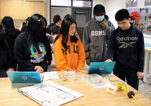 Students in workshop