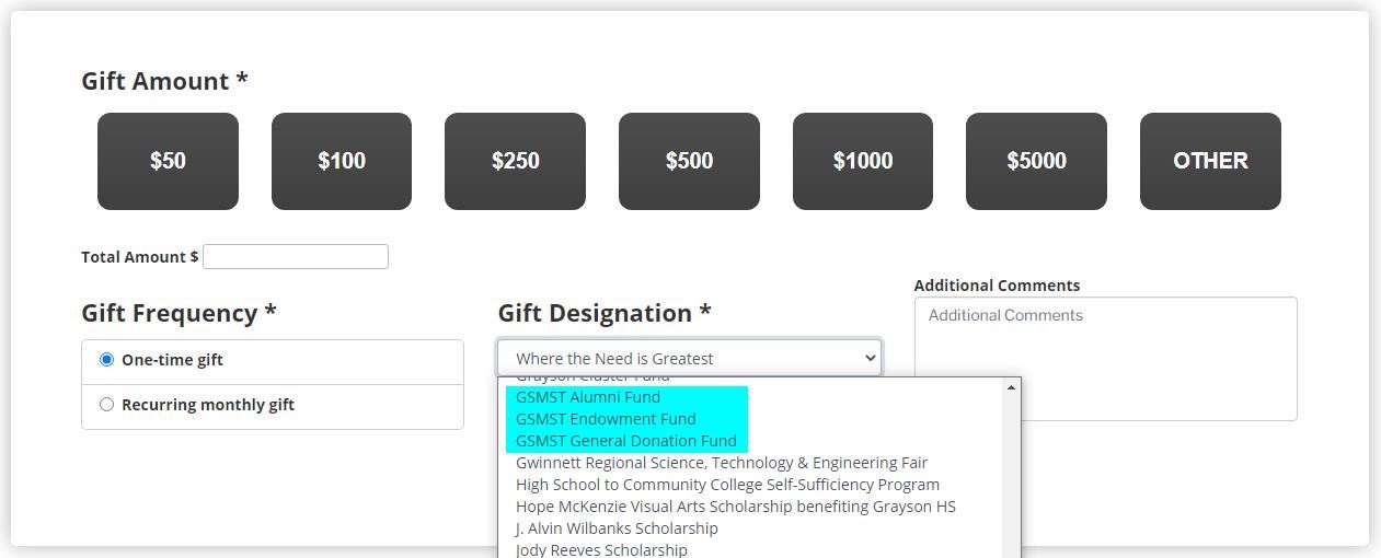 Foundation Fund screen image