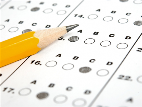 Pencil and exam 