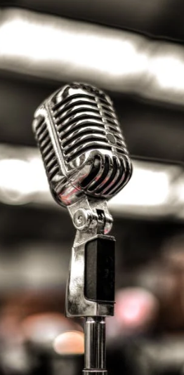  closeup of microphone