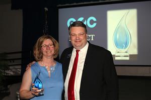 Ms. Herring is presented the GOC Impact Award 