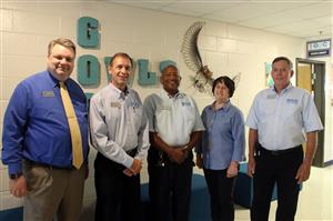 Dr. Ray and the Custodial Team 