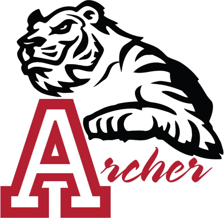 Archer Tiger Logo Outline